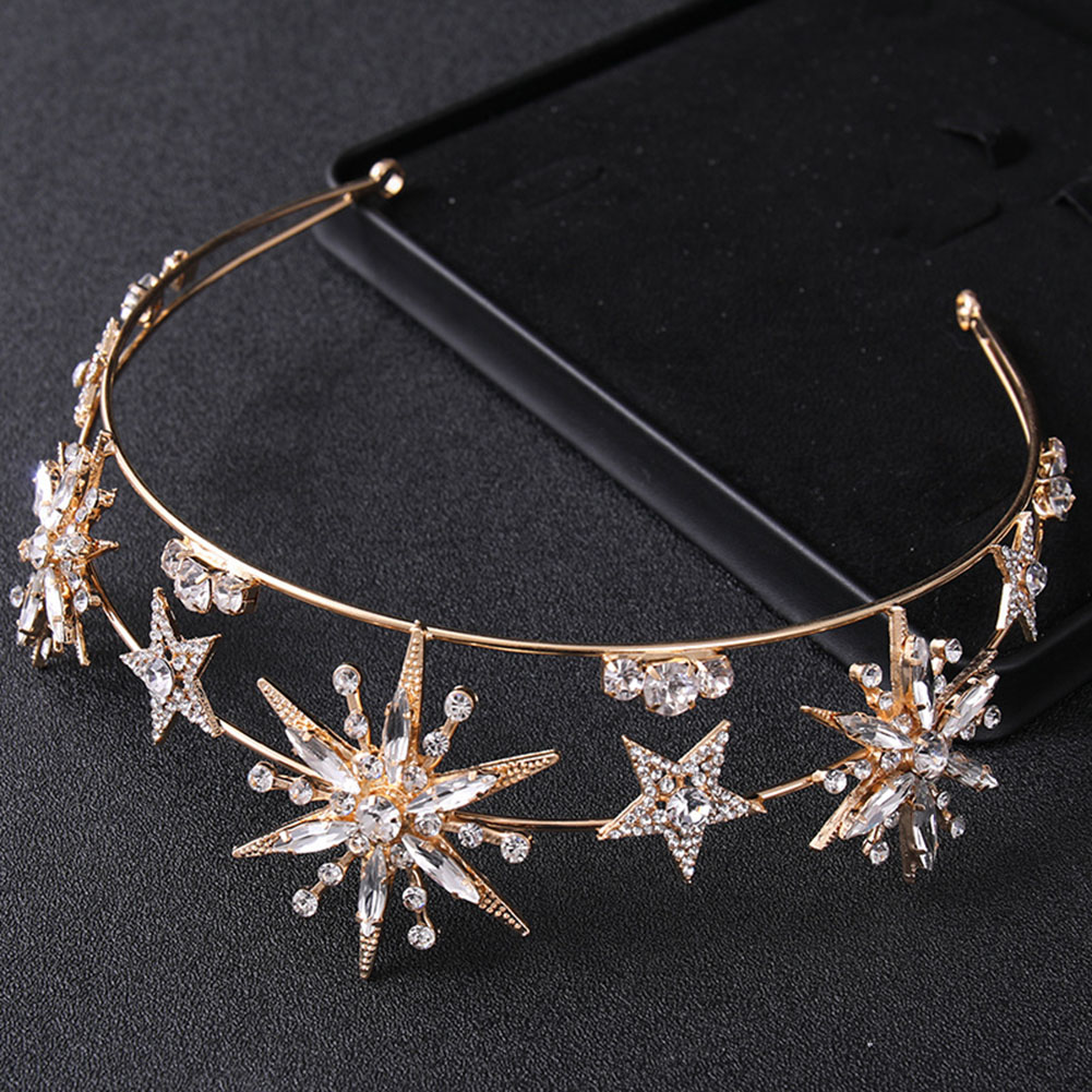 Women'S Wedding Accessories - Corona a Forma di Stella con