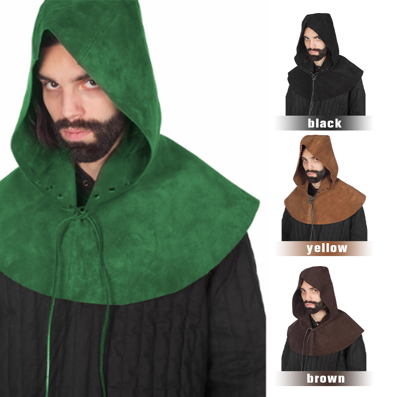 Women'S Viking Accessories - Mantello con cappuccio vichingo medievale Mantello
