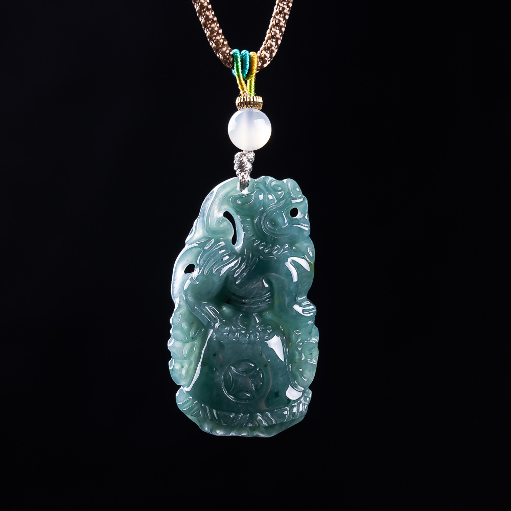 Accessories Woman - Ciondolo Pixiu in Giadeite Birmana, Talismani