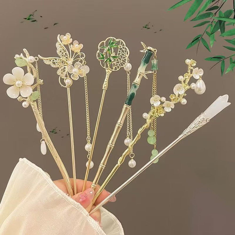 Women Accessories Shop - 1/6 pezzi elegante stile cinese nappa