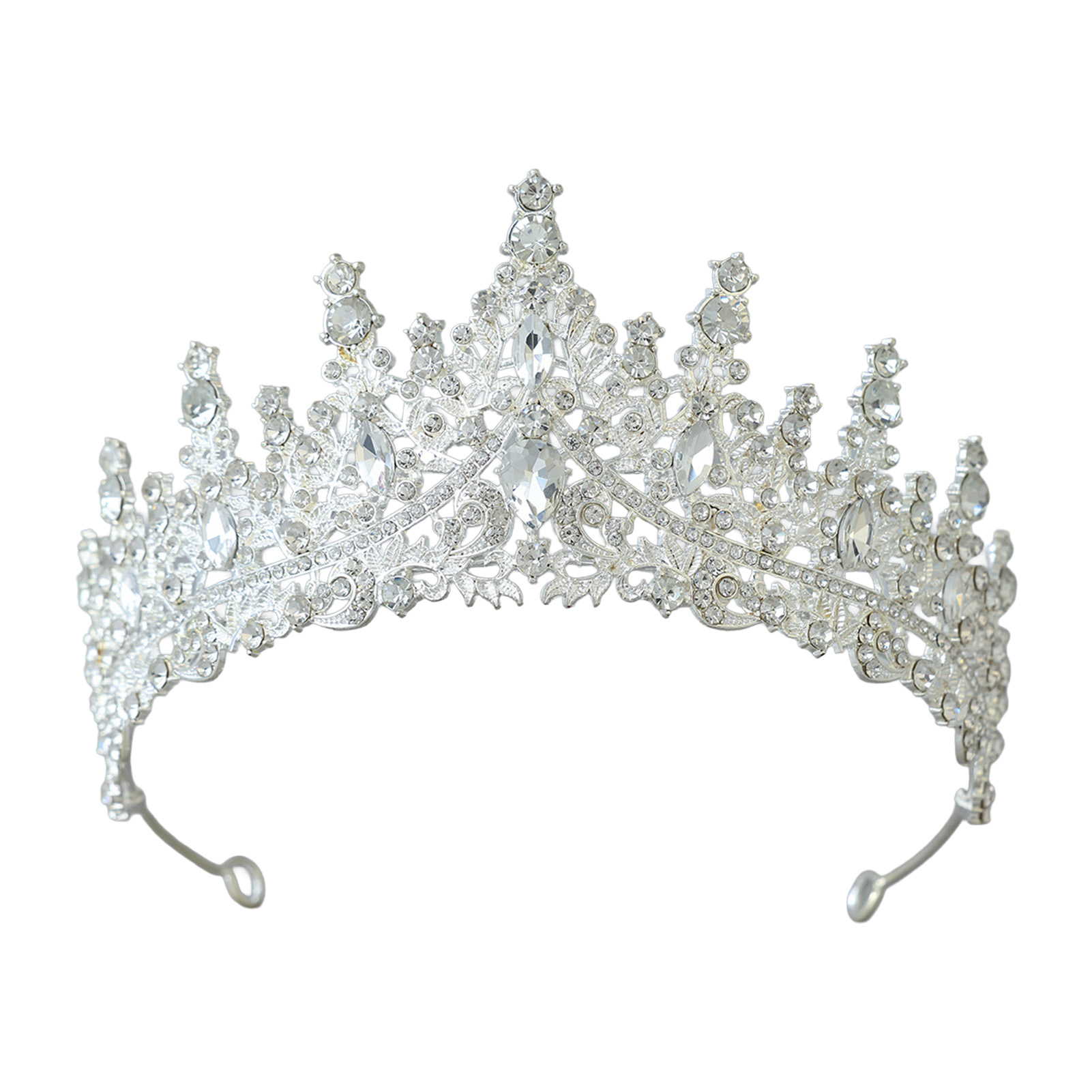 Women'S Wedding Accessories - Corona Nuziale Scintillante con Strass per