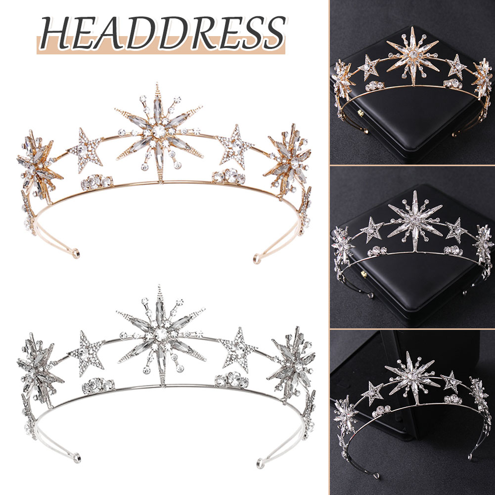 Corona a Forma di Stella con S - Women'S Wedding Accessories recensione e prezzo