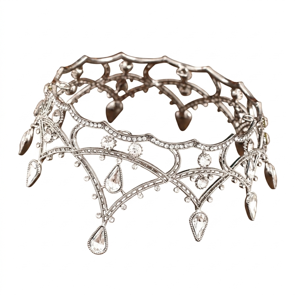 1 pz Corona Barocca in Cristal - Women'S Wedding Accessories recensione e prezzo