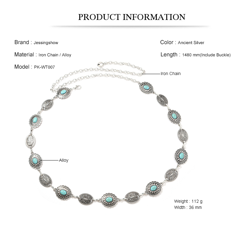 Nuova catena in vita in metall - Women Accessories Pk recensione e prezzo