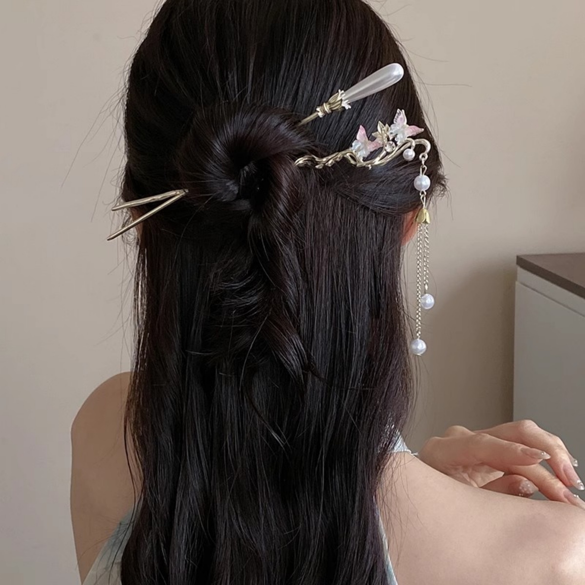 2025 Nuovo fiore forcina per l - Women Accessories Shop recensione e prezzo